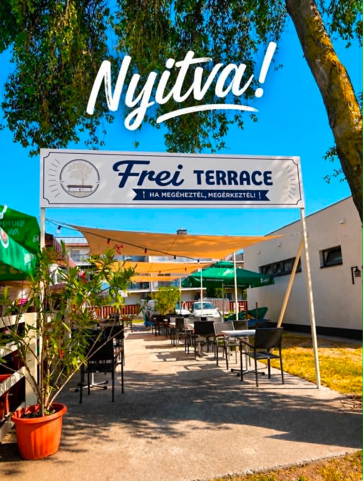 A Frei Terrace bejárata